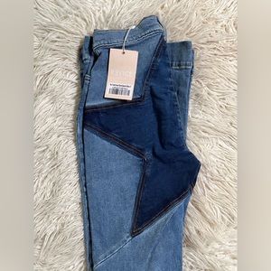 Brand new with tags Revice two toned denim flares